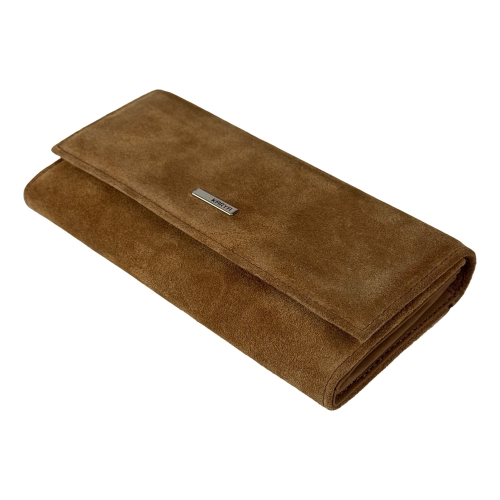 Кошелек женский замшевый Karya 1071-3 светло-коричневый