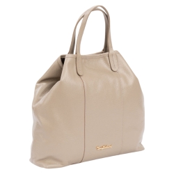 Сумка-тоут женская кожаная Tony Bellucci 0-1006-219 бежевая