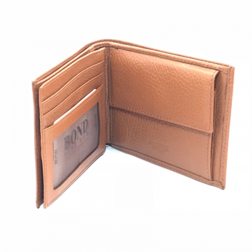 Гаманець чоловічий шкіряний Bond 507-285 світло-коричневий