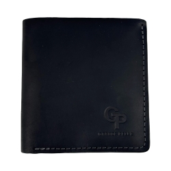 Кошелек мужской кожаный Grande Pelle 537110 черный (кожа Crazy Horse)