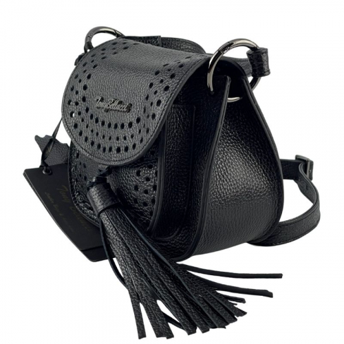 Сумка жіноча шкіряна Tony Bellucci 0167-281 чорна