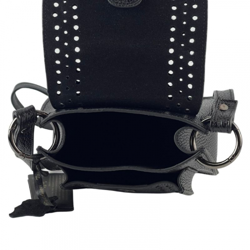 Сумка жіноча шкіряна Tony Bellucci 0167-281 чорна