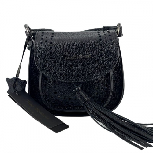 Сумка жіноча шкіряна Tony Bellucci 0167-281 чорна