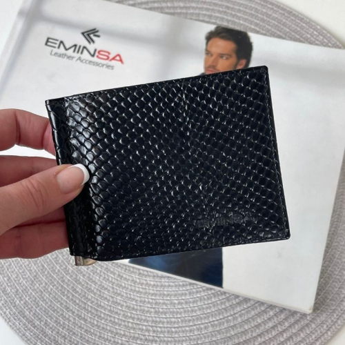 Гаманець-затискач для грошей чоловічий шкіряний Eminsa 1068 21-1