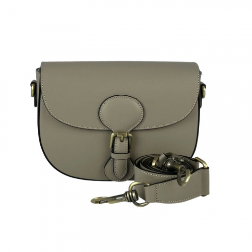 Сумка женская кожаная Genuine Leather 758252 экрю