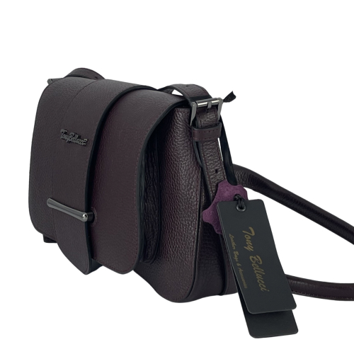 ​Сумка жіноча шкіряна Tony Bellucci 0517-1905 бордова