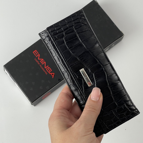 Ключниця шкіряна Eminsa 1503 4-1 чорна