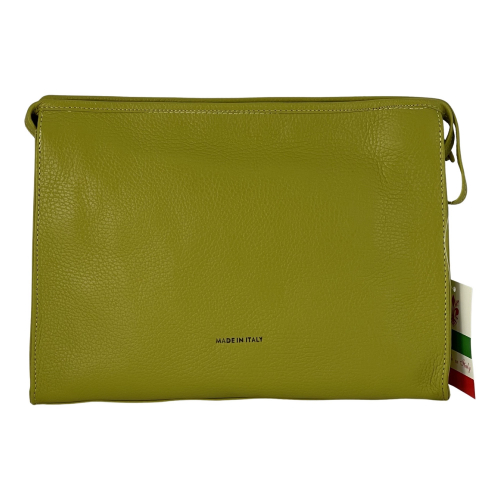 Косметичка жіноча шкіряна Genuine Leather 6521 гірчична