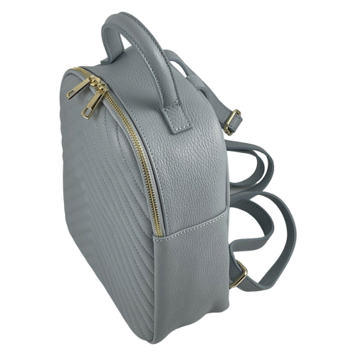 Рюкзак женский кожаный Genuine Leather 955261 светло-голубой