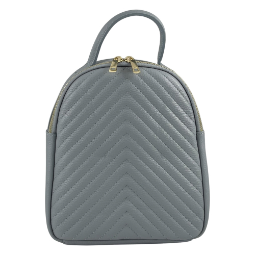 Рюкзак женский кожаный Genuine Leather 955261 светло-голубой