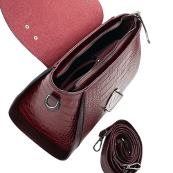 Сумка женская кожаная Tony Bellucci 0551-358 винная