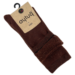 Шкарпетки жіночі Aytug 44055 Cotton високі коричневі Size 36-40