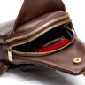 Сумка чоловіча шкіряна через плече Vittorio Safino VS 095 коричнева Корсика