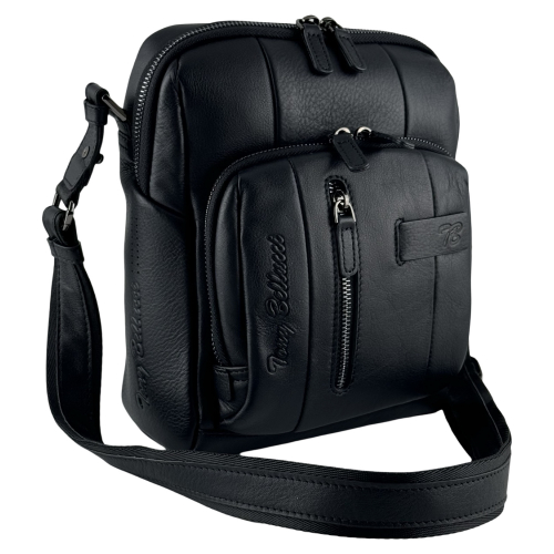 Сумка чоловіча шкіряна Tony Bellucci T5173-1 чорна