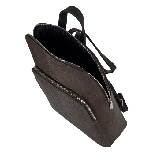 Рюкзак женский кожаный Vito Torelli 1104 7012 темно-коричневый (кожа Crazy Horse)