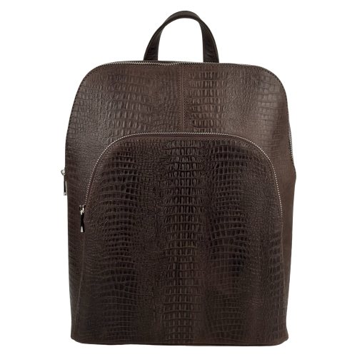 Рюкзак женский кожаный Vito Torelli 1104 7012 темно-коричневый (кожа Crazy Horse)