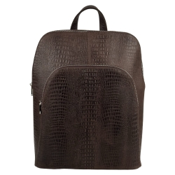 Рюкзак женский кожаный Vito Torelli 1104 7012 темно-коричневый (кожа Crazy Horse)