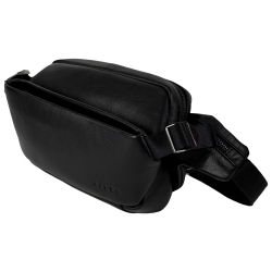 Сумка крос боді чоловіча шкіряна Karya 0252-554 чорна