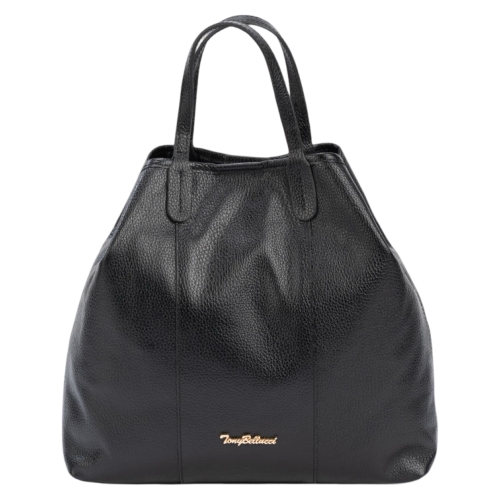 Сумка-тоут женская кожаная Tony Bellucci 0-1006-281 черная