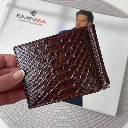 Кошелек-зажим для денег мужской кожаный Eminsa 1068 21-2