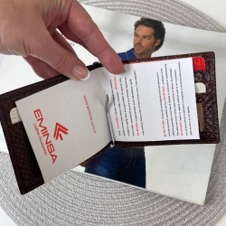 Кошелек-зажим для денег мужской кожаный Eminsa 1068 21-2