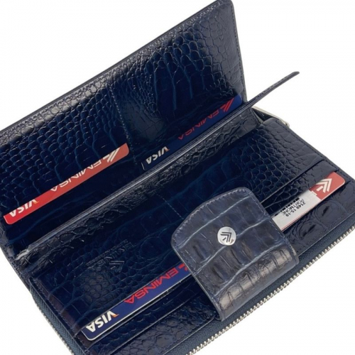 Кошелек женский кожаный Eminsa 2149 15-19 синий