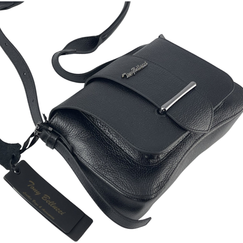 Сумка жіноча шкіряна Tony Bellucci 0517-281 чорна