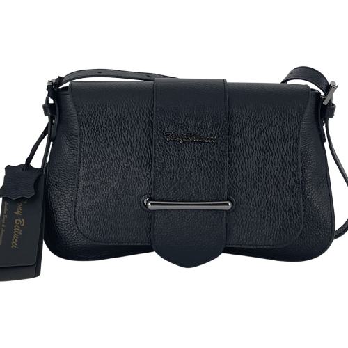 Сумка жіноча шкіряна Tony Bellucci 0517-281 чорна