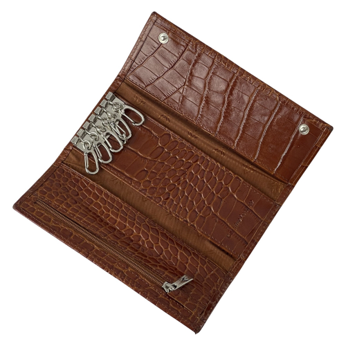 Ключниця шкіряна Eminsa 1503 4-2 світло-коричнева