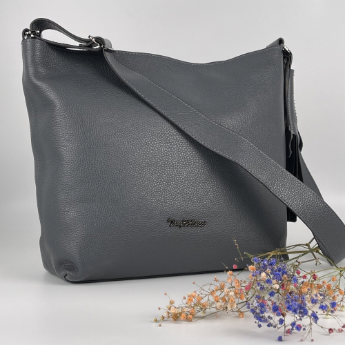 Сумка женская кожаная Tony Bellucci 0721-1032 серая