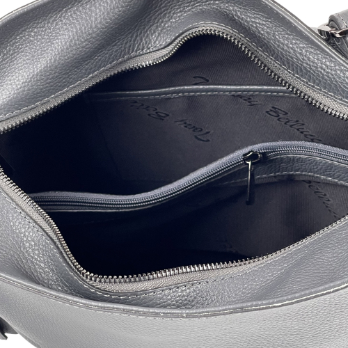 Сумка женская кожаная Tony Bellucci 0721-1032 серая