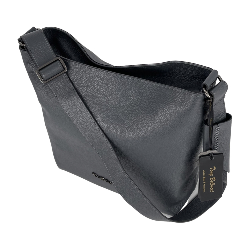 Сумка женская кожаная Tony Bellucci 0721-1032 серая