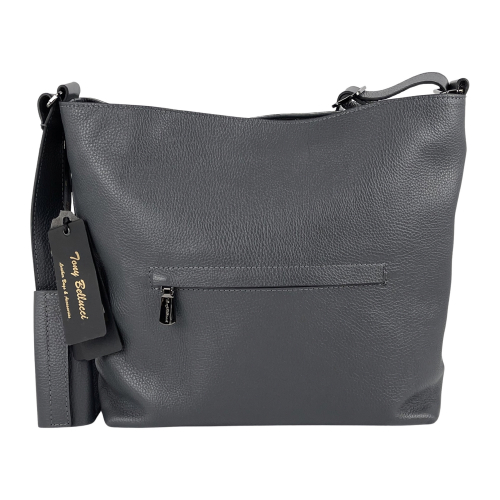 Сумка женская кожаная Tony Bellucci 0721-1032 серая