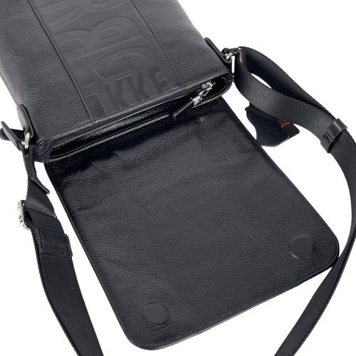 Сумка чоловіча шкіряна Eminsa 6115 37-1 чорна