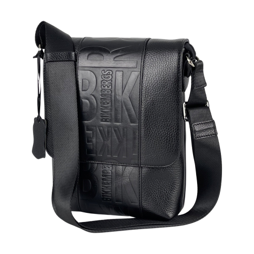 Сумка чоловіча шкіряна Eminsa 6115 37-1 чорна