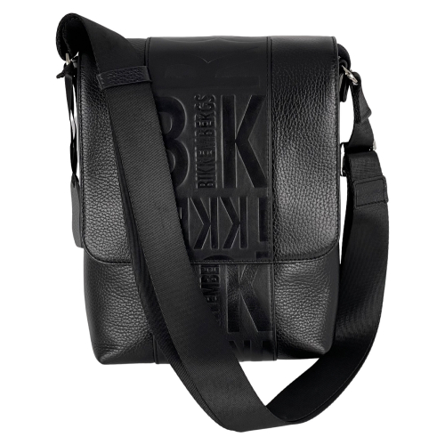 Сумка чоловіча шкіряна Eminsa 6115 37-1 чорна