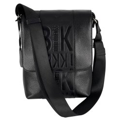 Сумка чоловіча шкіряна Eminsa 6115 37-1 чорна