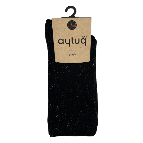Шкарпетки жіночі Aytug 44055 Cotton високі чорні Size 36-40