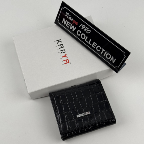 Кошелек женский кожаный Karya 1203-06 черный