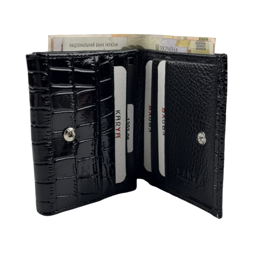 Кошелек женский кожаный Karya 1203-06 черный