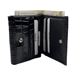 Гаманець жіночий шкіряний Karya 1203-06 чорний