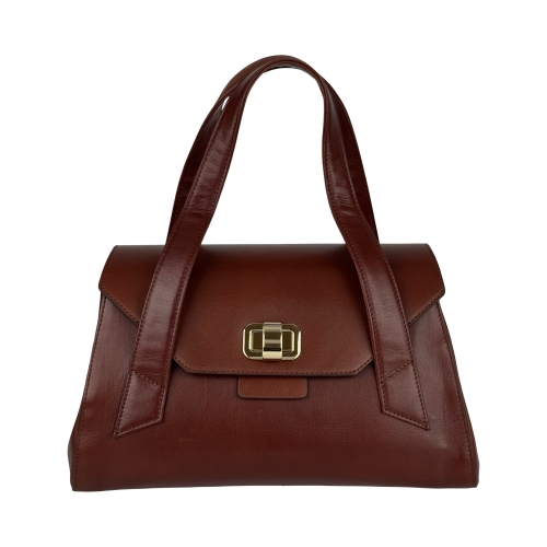 Сумка женская кожаная Karya 2488-615 коричневая