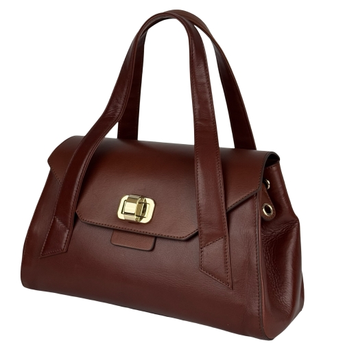 Сумка женская кожаная Karya 2488-615 коричневая