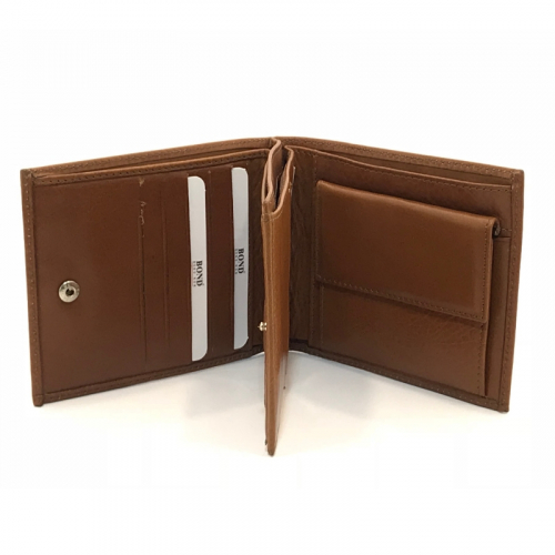 Кошелек мужской кожаный гладкий Bond 541