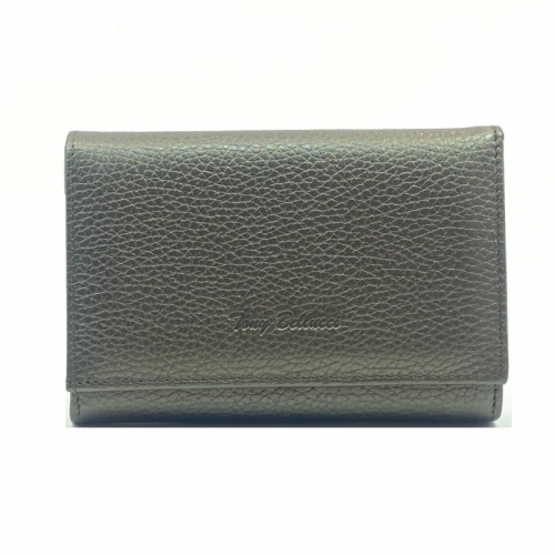 Кошелек женский кожаный стальной Tony Bellucci 863-1034
