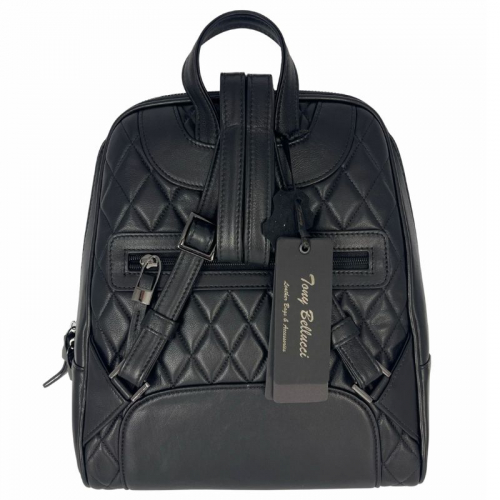 Рюкзак жіночий шкіряний Tony Bellucci 0135-2000 чорний