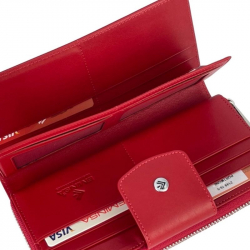 Кошелек женский кожаный Eminsa 2149 19-5 красный