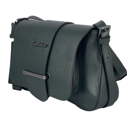 Сумка жіноча шкіряна Tony Bellucci 0517-1005 темно-зелена