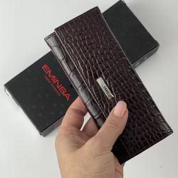 Ключниця шкіряна Eminsa 1503 4-3 темно-коричнева