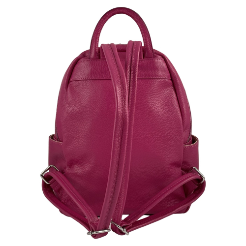 Рюкзак жіночий шкіряний Genuine Leather 543311 фуксія